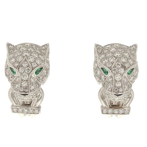 cartier panther earrings